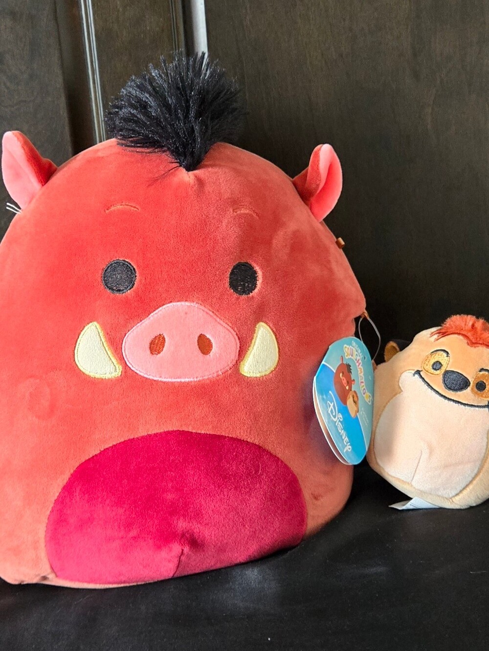 Disney Squishmallow Pumba With Timon
